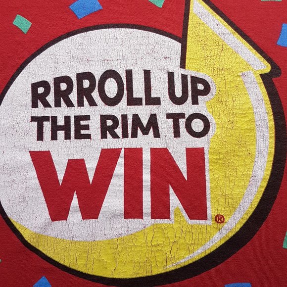 Vintage Tee Shirt TIM HORTONS Extra Large US XL Unisex Roll Up the Rim to Win - Picture 4 of 9